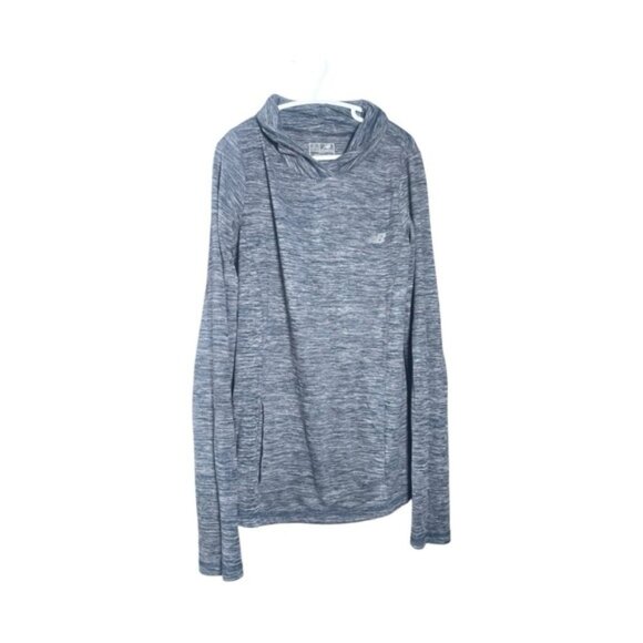 New Balance Girls 10 12 Yrs Large Sweatshirt Lightweight Long Sleeve Casual Tops - Picture 1 of 9